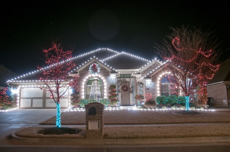 Decorative Lights on a Home